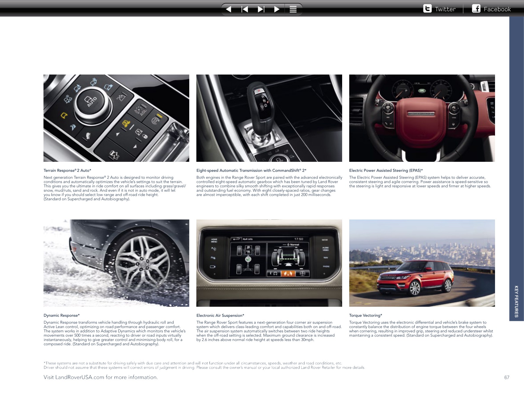 2014 Range Rover Sport Brochure Page 4